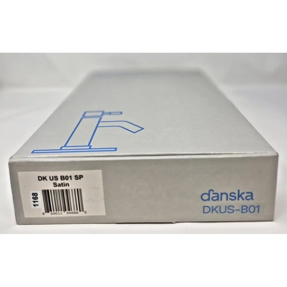 Danska Modern Bathroom Faucet Satin Single Handle One-Hole DK US B01 SP NIB